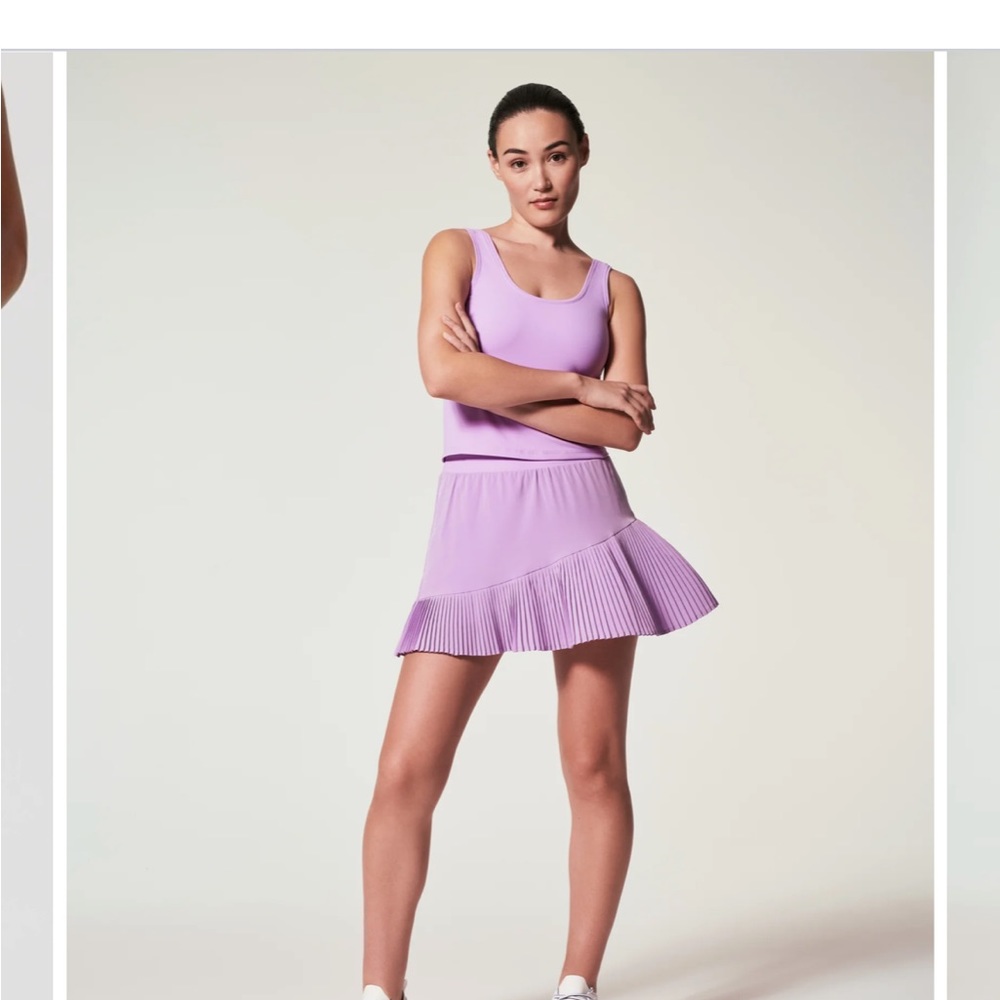 SPANX Lavender Tank and Skirt Set